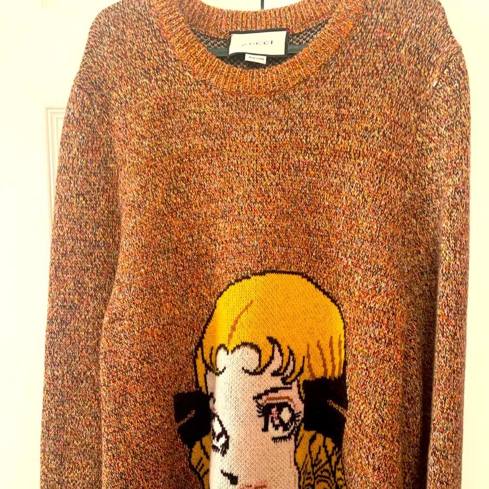 Gucci Multicolor Graphic Sweater